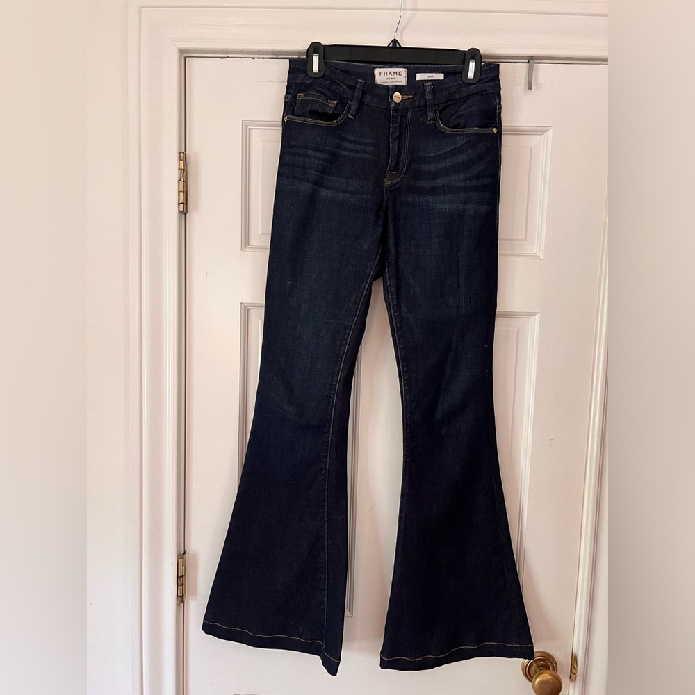Frame wide leg flare